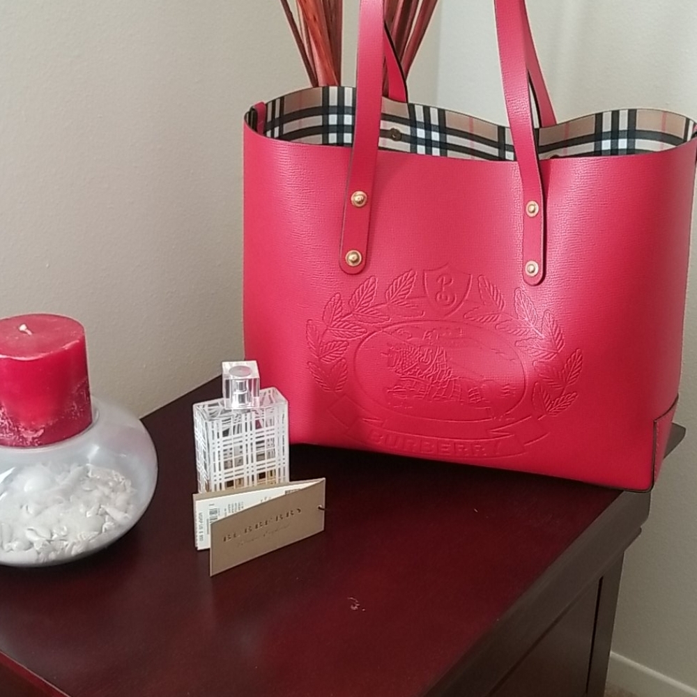 Burberry  Embossed Tote
